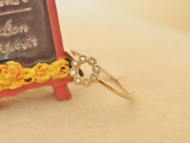 ⑥K10PG0.04ct　￥22.000