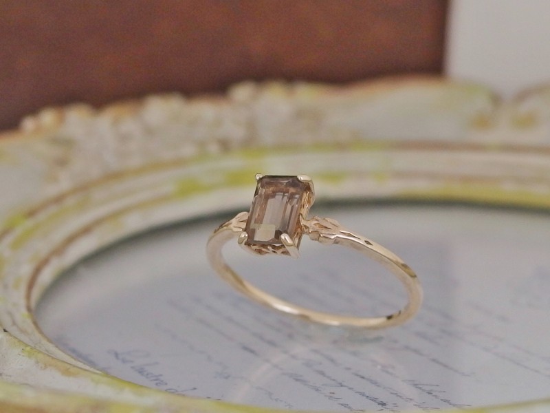 K10YG smoky quartz ring￥15.000(RDS82127J_-21山勝)