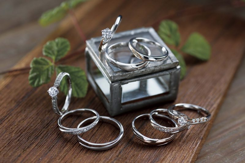 婚約指輪（ダイヤモンド付）＋結婚指輪セレクトセット