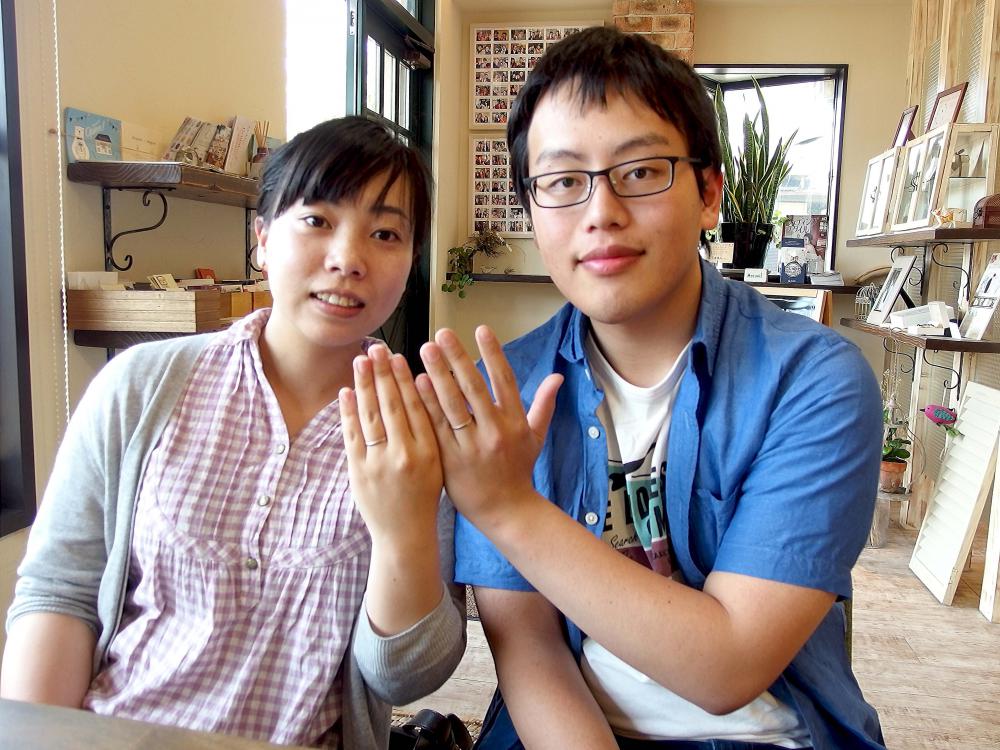 岡山市の福原様ご夫妻(マリッジリングご購入)