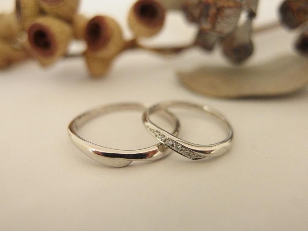 エルドーオリジナルマリッジリングの『メリア』