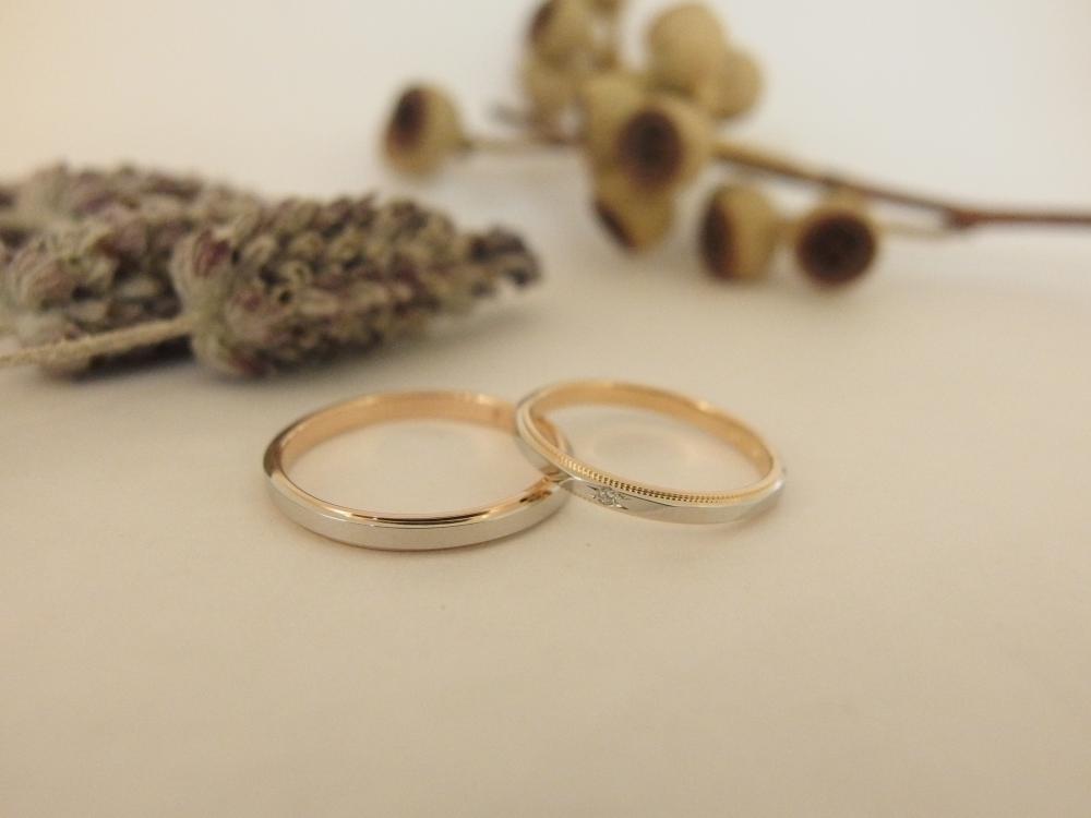 エルドーセレクトブランドのマリッジリング『ロゼ・マリアージュ』と『RUNOA』