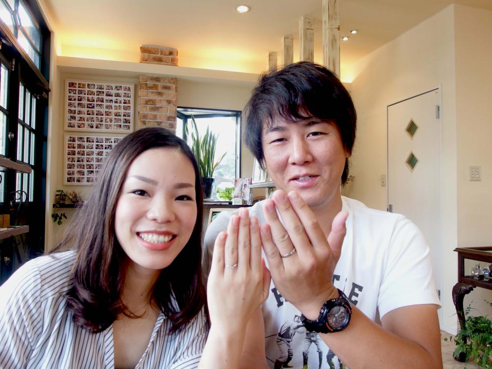 尾道市の瀬戸様ご夫妻（結婚指輪ご購入）