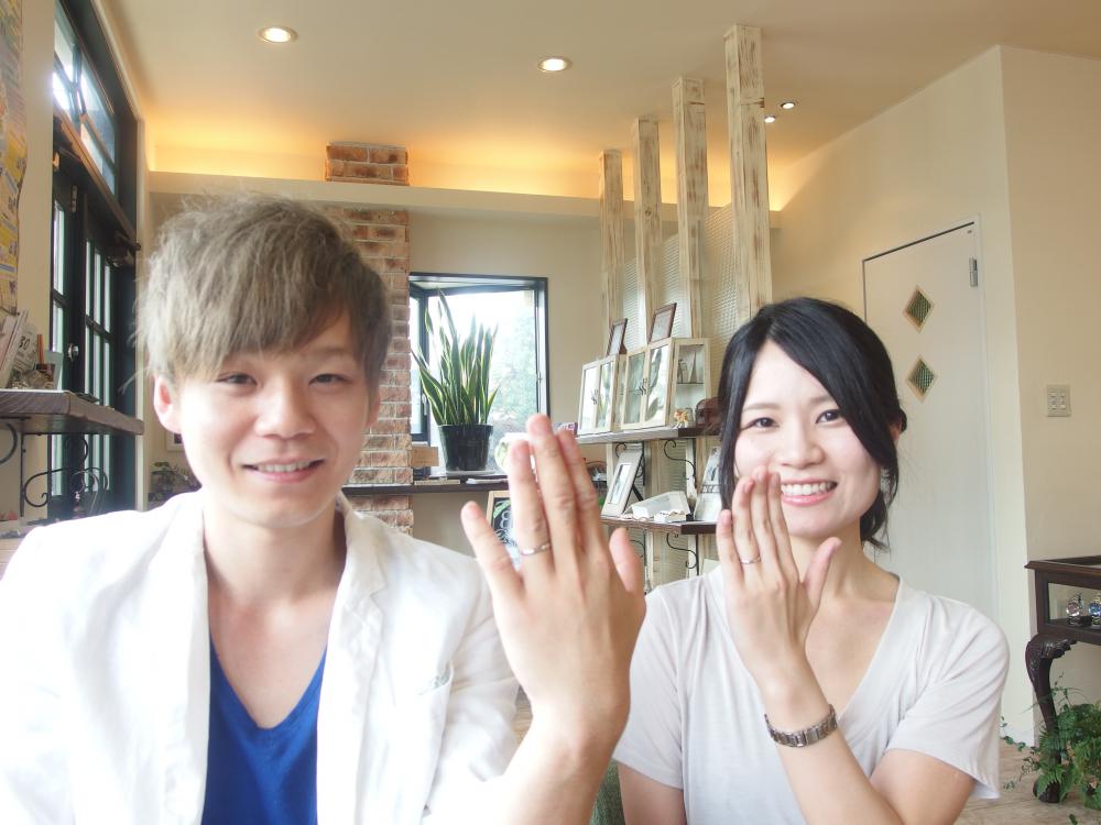 福山市御幸町の吉田様ご夫妻（マリッジリングご購入）