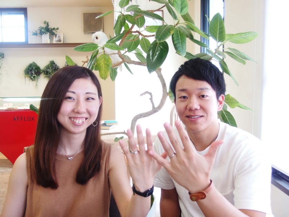 福山市東川口の妹尾様ご夫妻（マリッジリングご購入）①