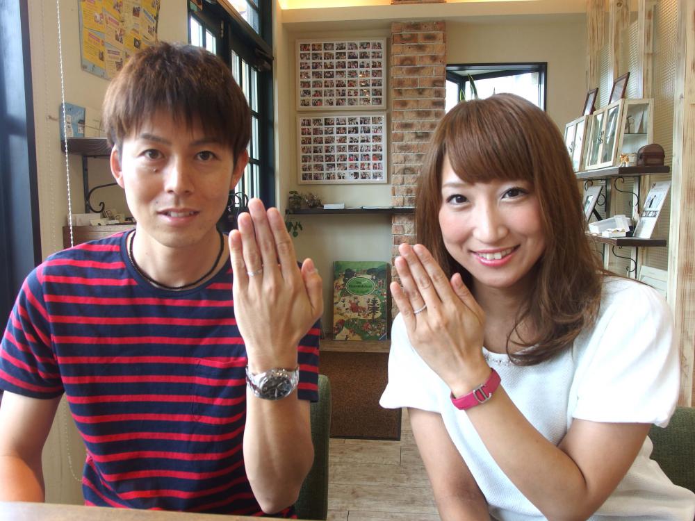 福山市南蔵王町の森様ご夫妻(マリッジリングご購入)