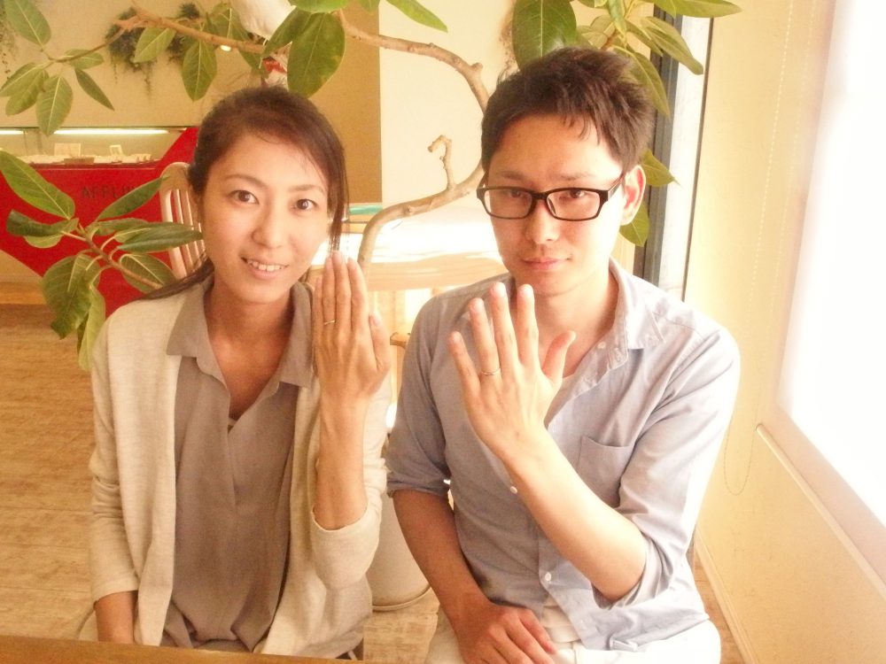 福山市日吉台の野平様（マリッジリングご購入）