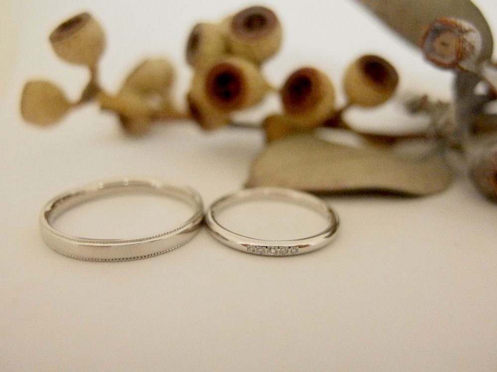 エルドーオリジナルのシンプルな結婚指輪『メリア』