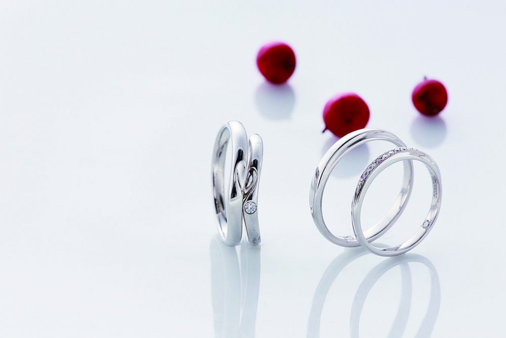 何億年も一緒だったダイヤモンドで夫婦に。