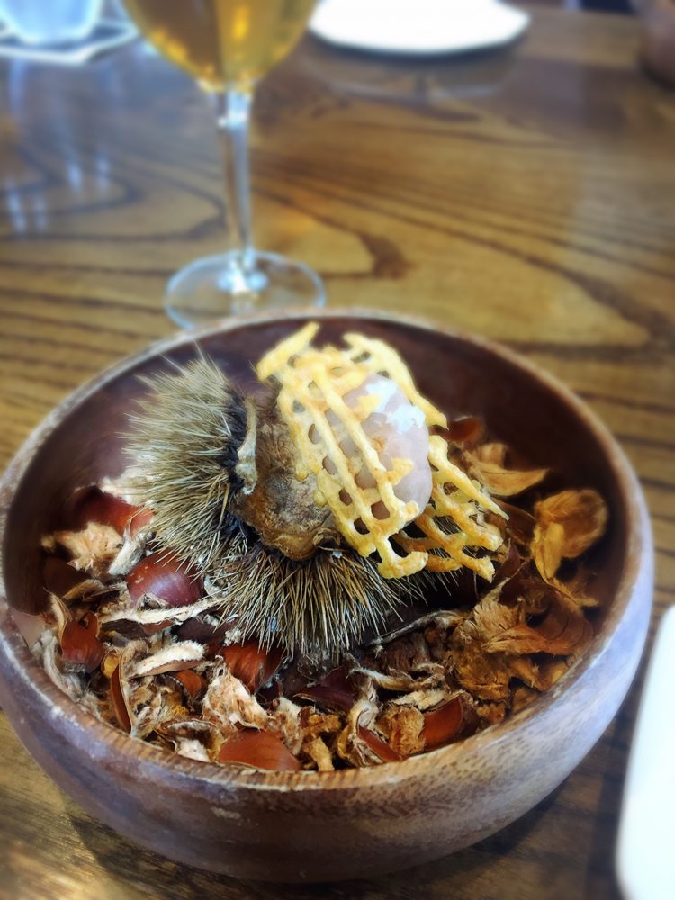 1品目は栗です、クリックリでした。