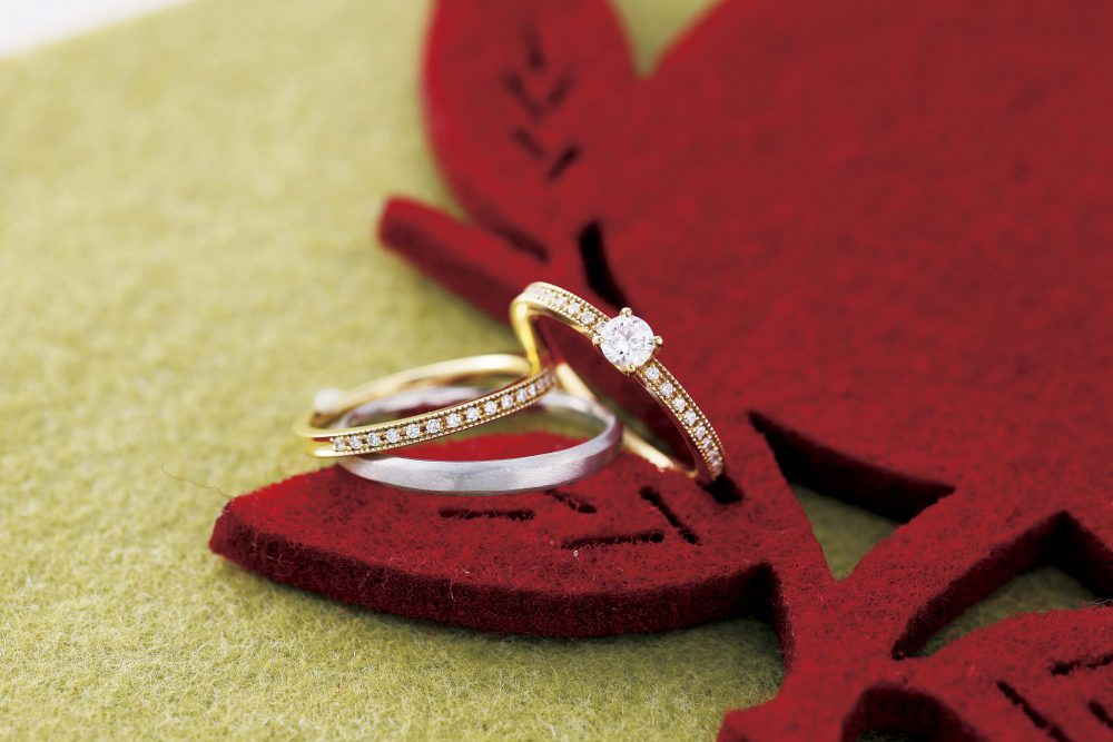 クリスマスは一生お揃いの結婚指輪を