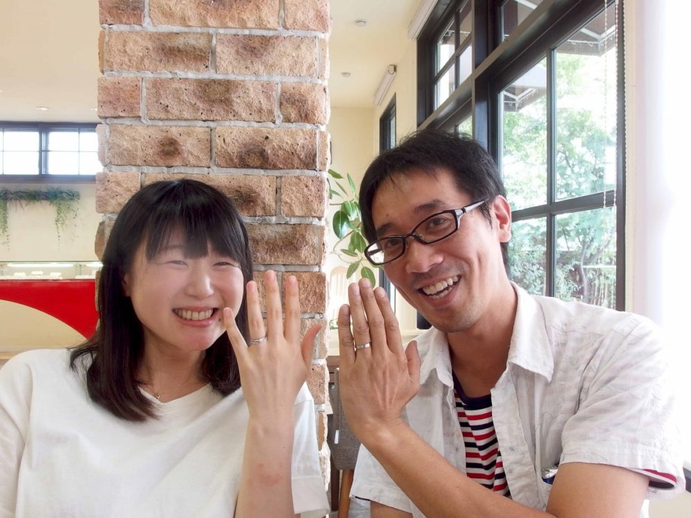 福山市新市町の小埜様ご夫妻（セットリングご購入）