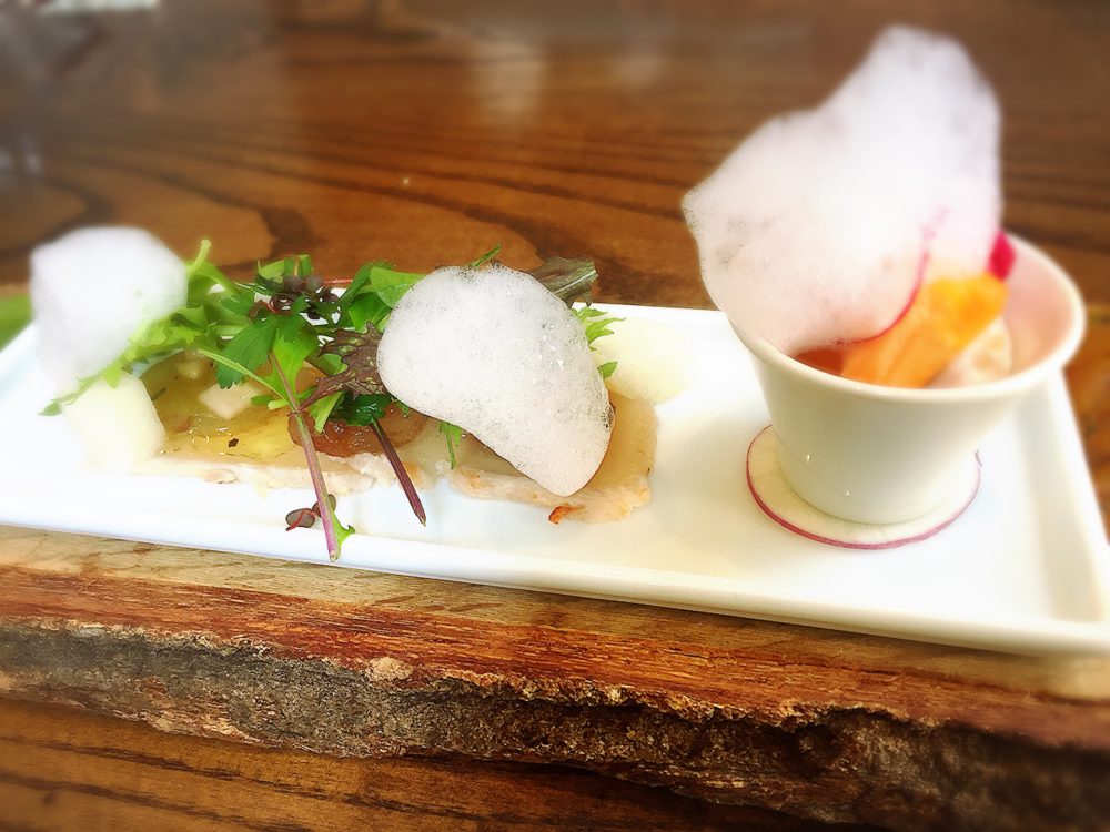 2品目は何か響きがかっこいい　カルパッチョでした。