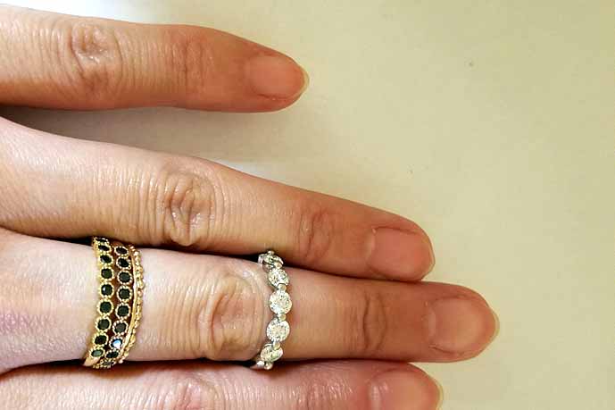 豪華なダイヤモンドリング!