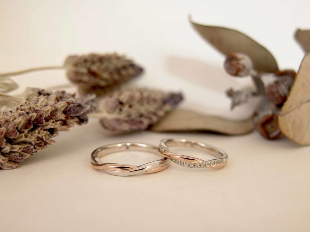 エルドーオリジナルでコンビのデザインの『エルドラド』のマリッジリング