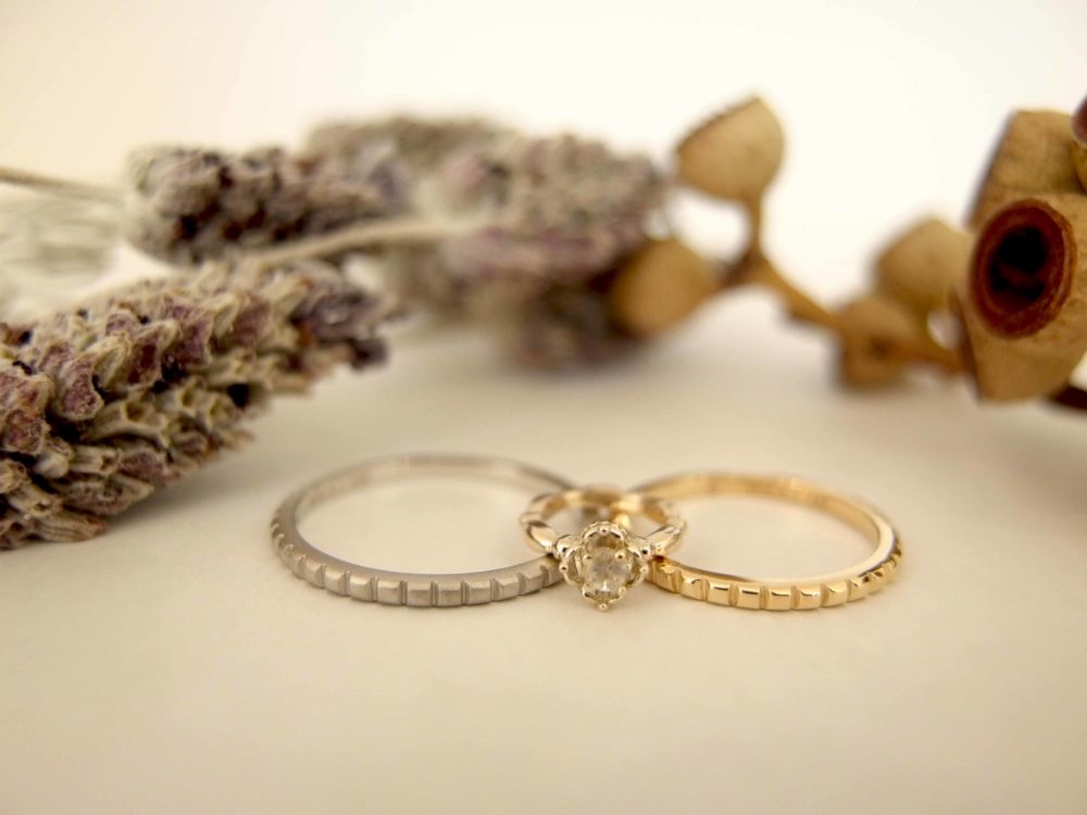 エルドーオリジナルの結婚指輪「シュシュ」