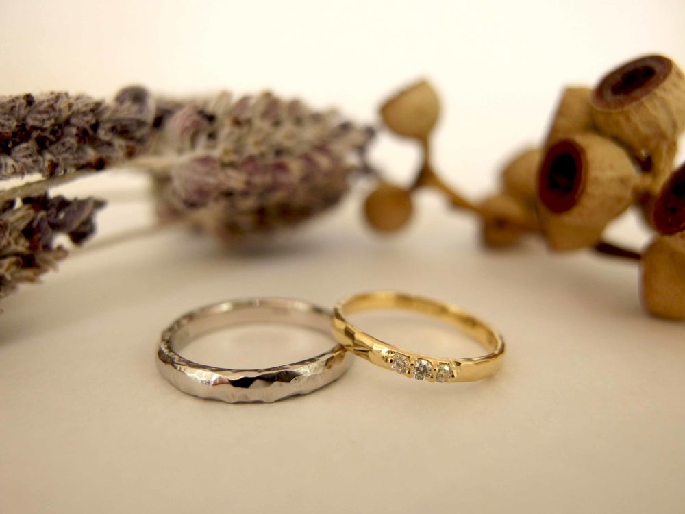 エルドーオリジナルの結婚指輪「シュシュ」
