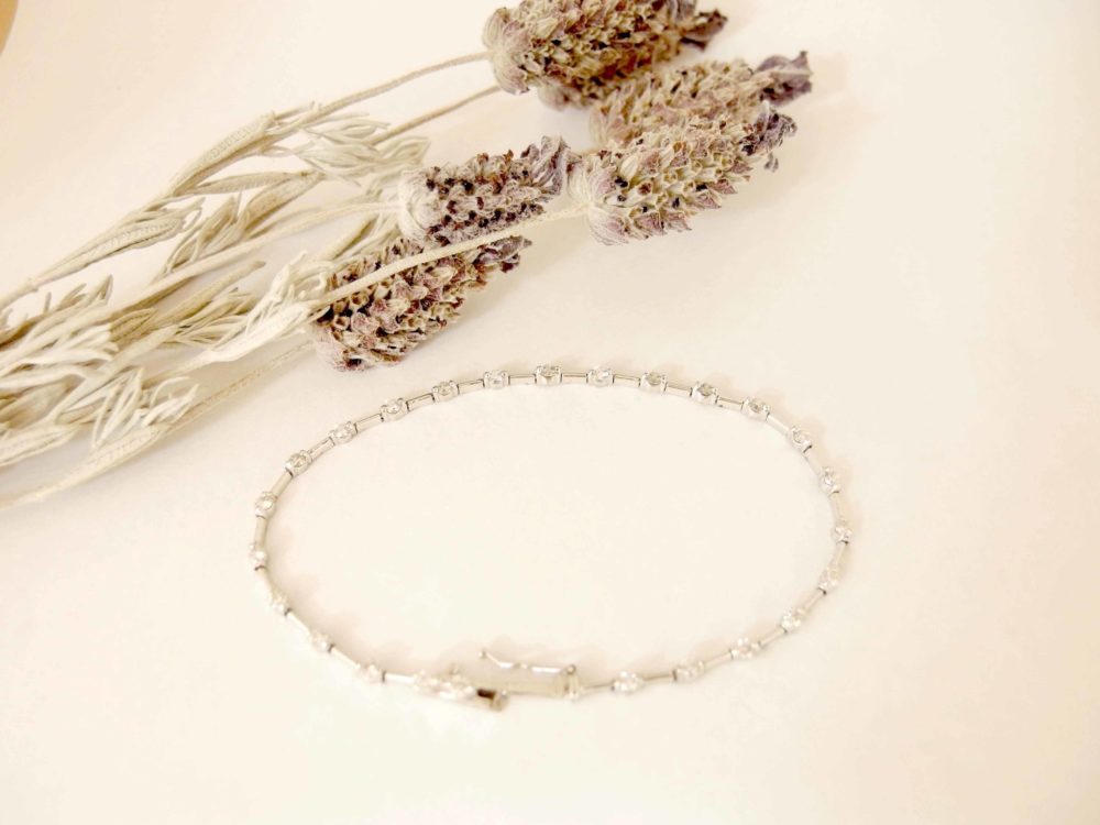 今回のリフォームはダイヤのブレスレット