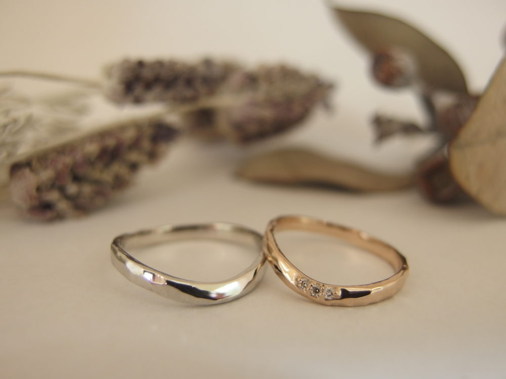エルドーオリジナルの結婚指輪「シュシュ」