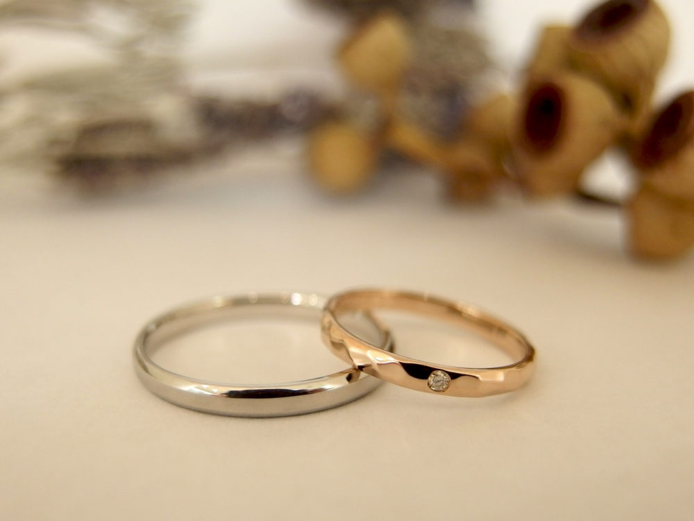 エルドーオリジナルのマリッジリング「シュシュ｣