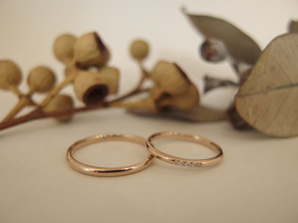 エルドーオリジナルのマリッジリング「メリア」