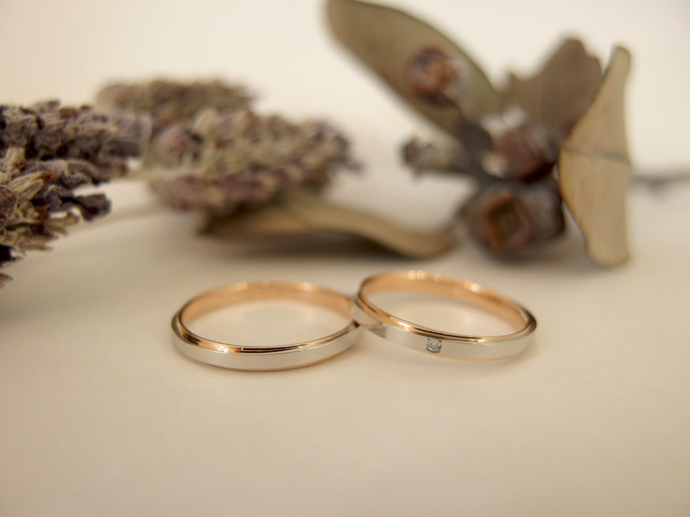 エルドーセレクトブランドのマリッジリング「ロゼ・マリアージュ」