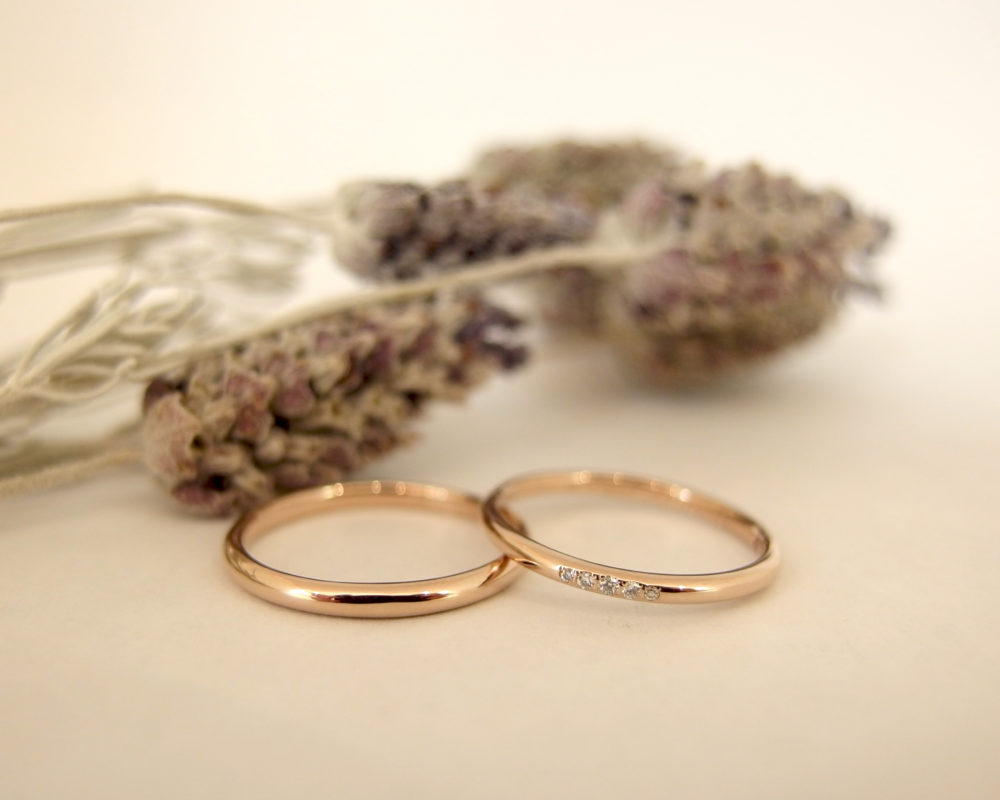 エルドーオリジナルのマリッジリング「メリア」