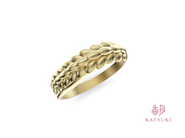 稲穂の婚約指輪のイメージCG