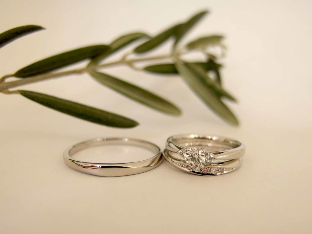 エルドーオリジナルの３本セットリングの「メリア」