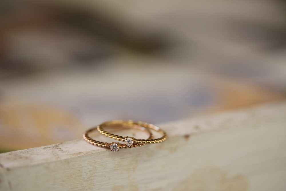 4月誕生石ダイアの指輪