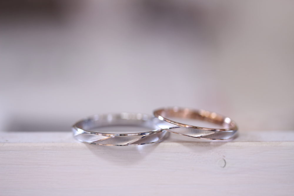 エルドーセレクトブランドのマリッジリング「ユキコハナイ」