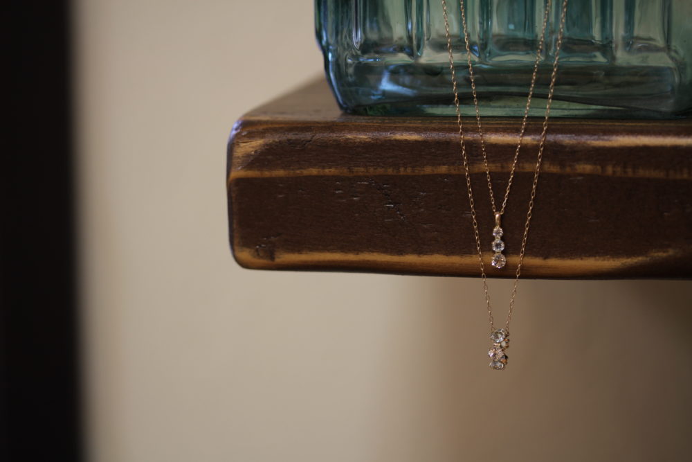 3月誕生石のアクアマリンのネックレス