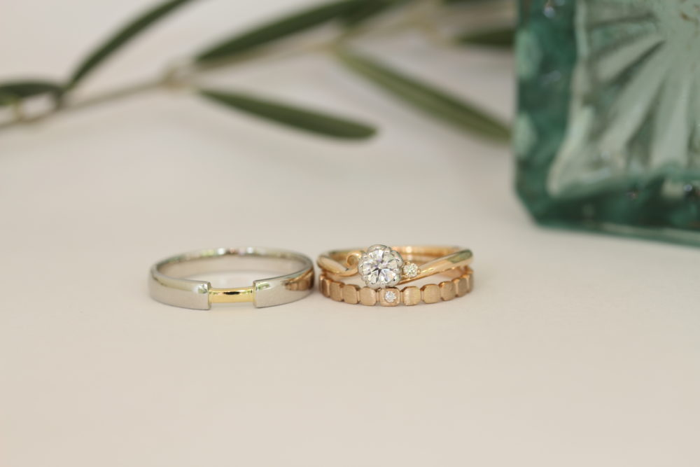 エルドーオリジナルのセットリング「シュシュ」