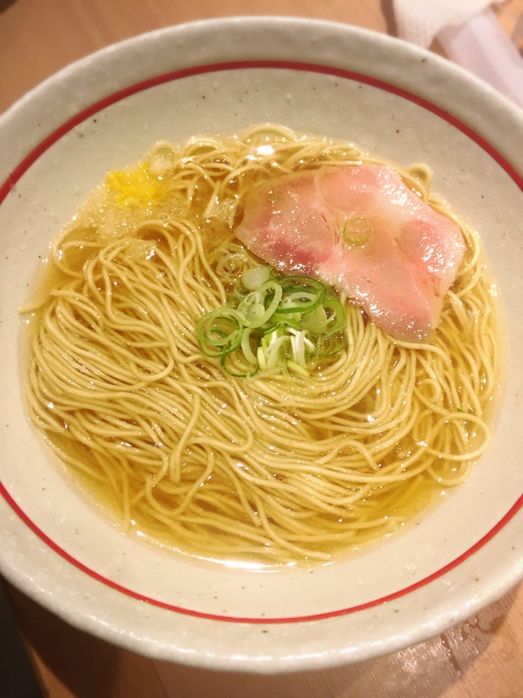 三原市塩そばまえだの塩そば