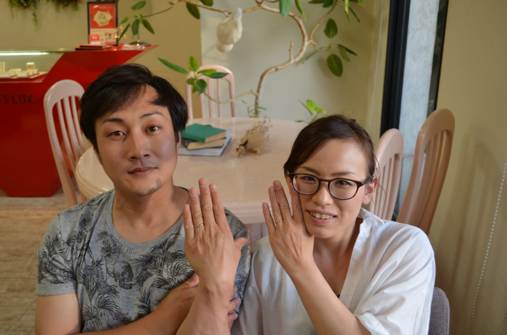 福山市手城町の井上様ご夫妻(マリッジリングをご購入)