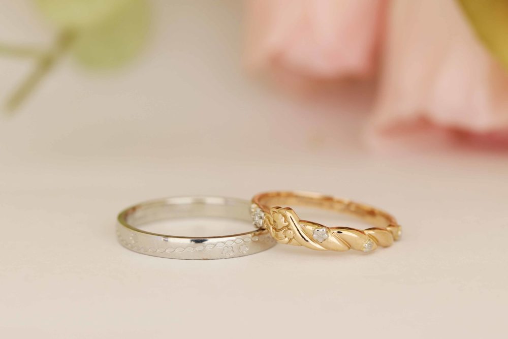 エルドーセレクトブランドのマリッジリング「カツキ」