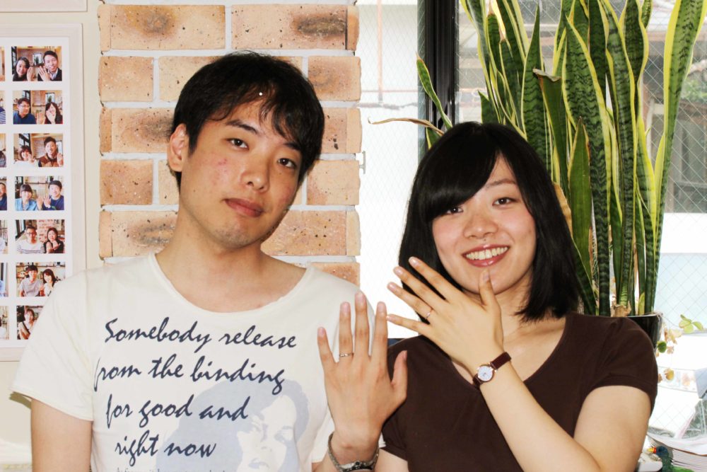 香川県高松市の伊藤様ご夫妻(結婚指輪をご購入)
