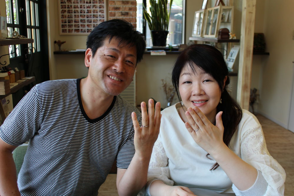 福山市山手町からブライダルリングを求めて来店