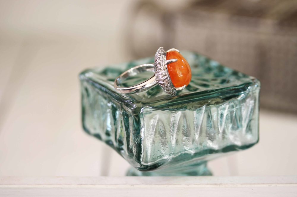 おばあちゃんのメキシコオパールの指輪をリフォーム