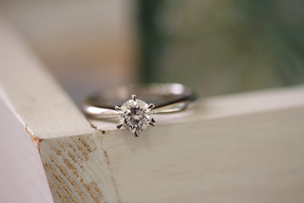 お母さんの婚約指輪