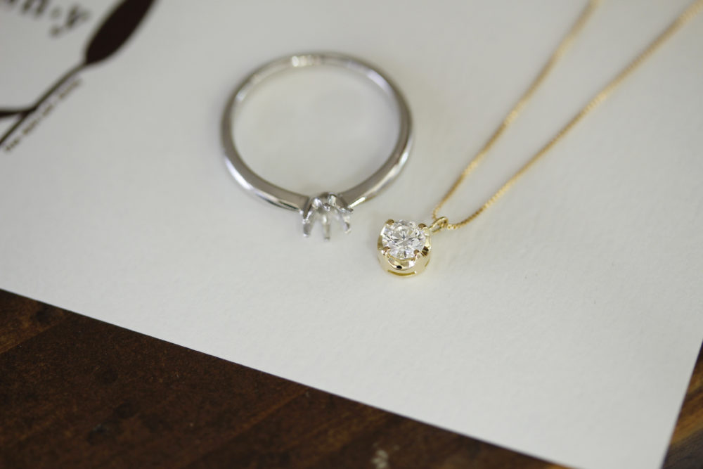 自分のエンゲージリングを普段使いできる指輪に♪