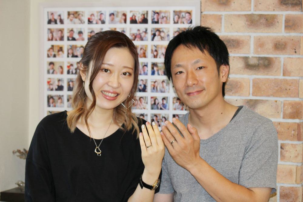 広島県尾道市の三田様ご夫妻(結婚指輪をご購入)