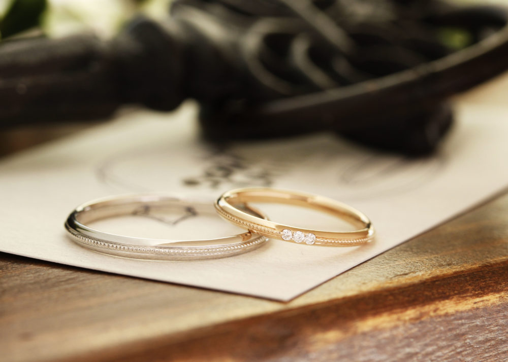 エルドーオリジナルの結婚指輪「メリア」