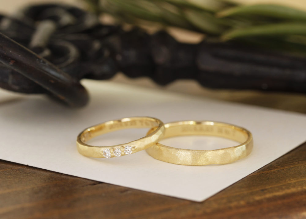 エルドーオリジナルの結婚指輪「シュシュ」