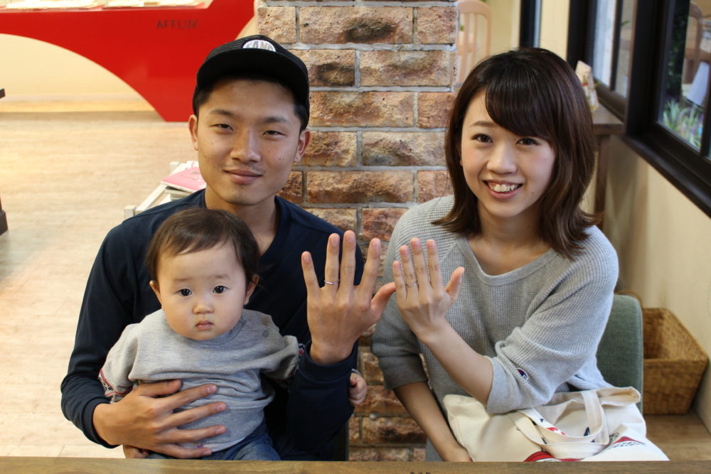 広島県三原市の井上様ご夫妻(マリッジリングをご購入)