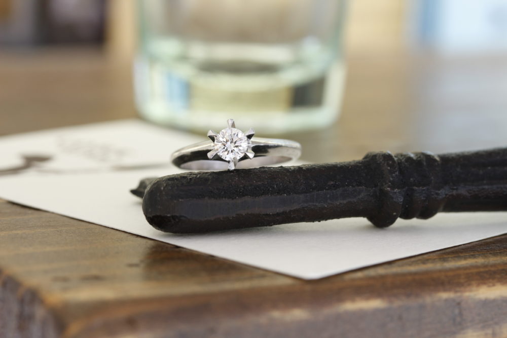 30～40年前に『エルドー』でご購入くださったエンゲージリング