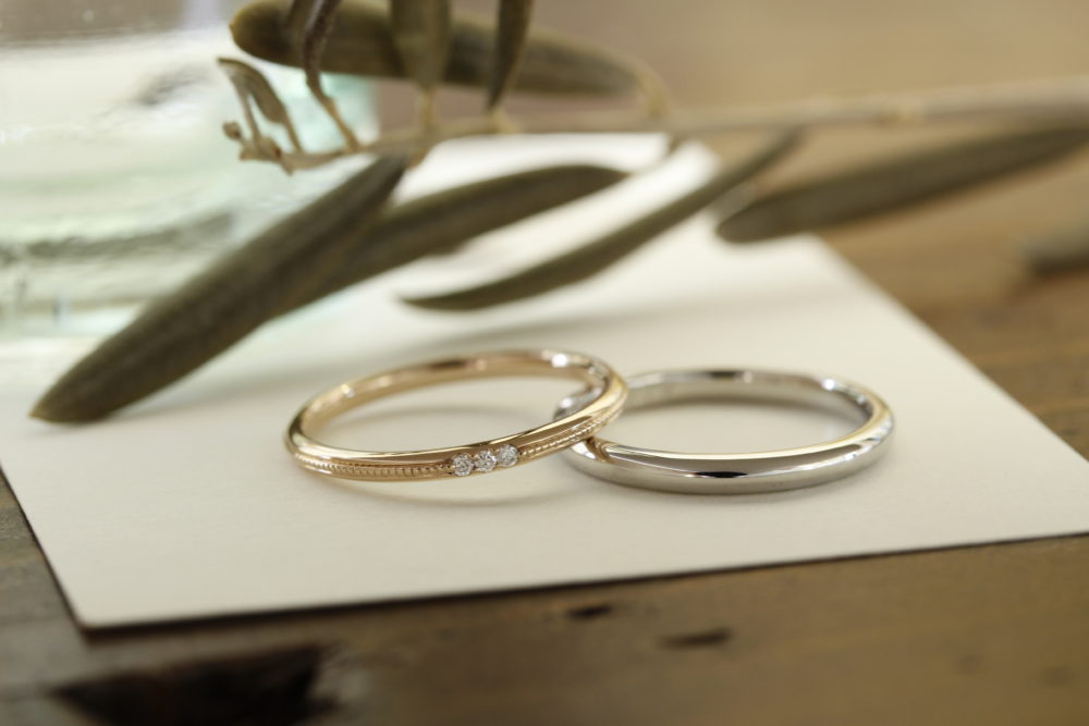 エルドーオリジナルのマリッジリング「メリア」