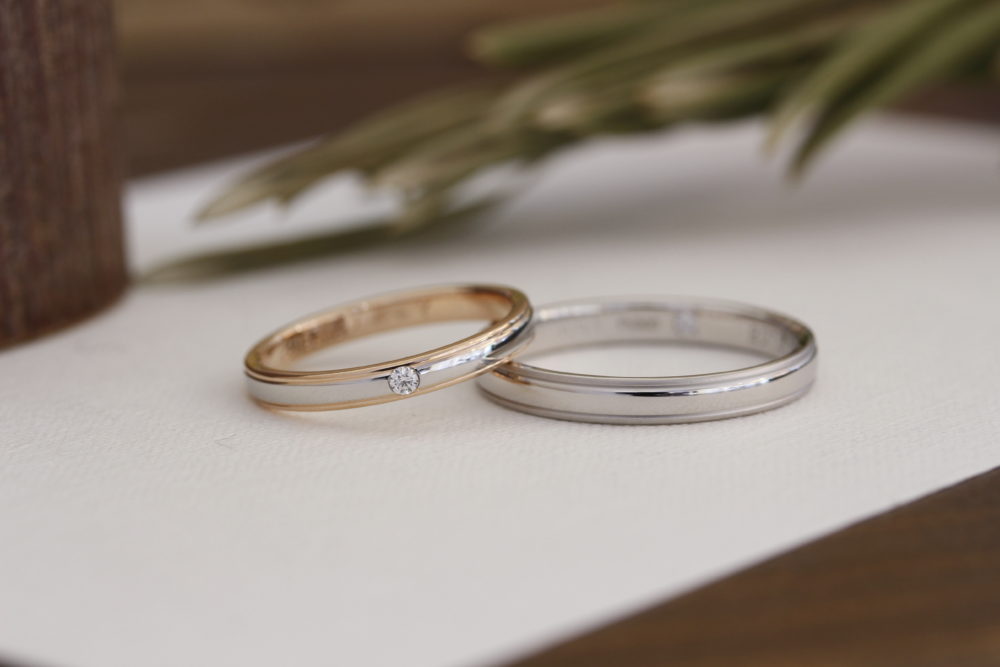 エルドーセレクトブランドのマリッジリング「ツインズ・キューピット」