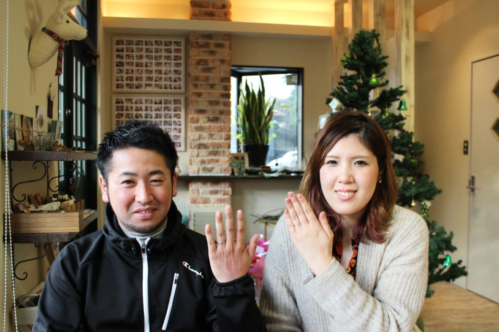 福山市草戸町の吉田様ご夫妻(結婚指輪をご購入)