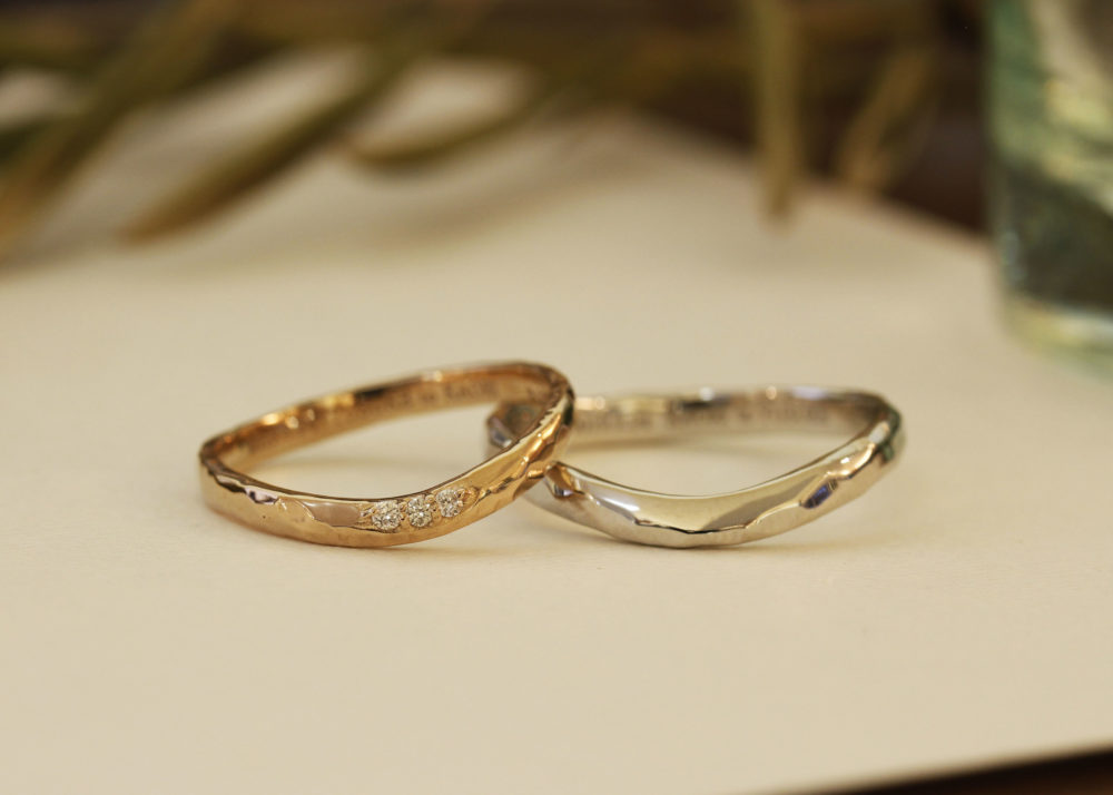 エルドーオリジナルの結婚指輪「シュシュ」